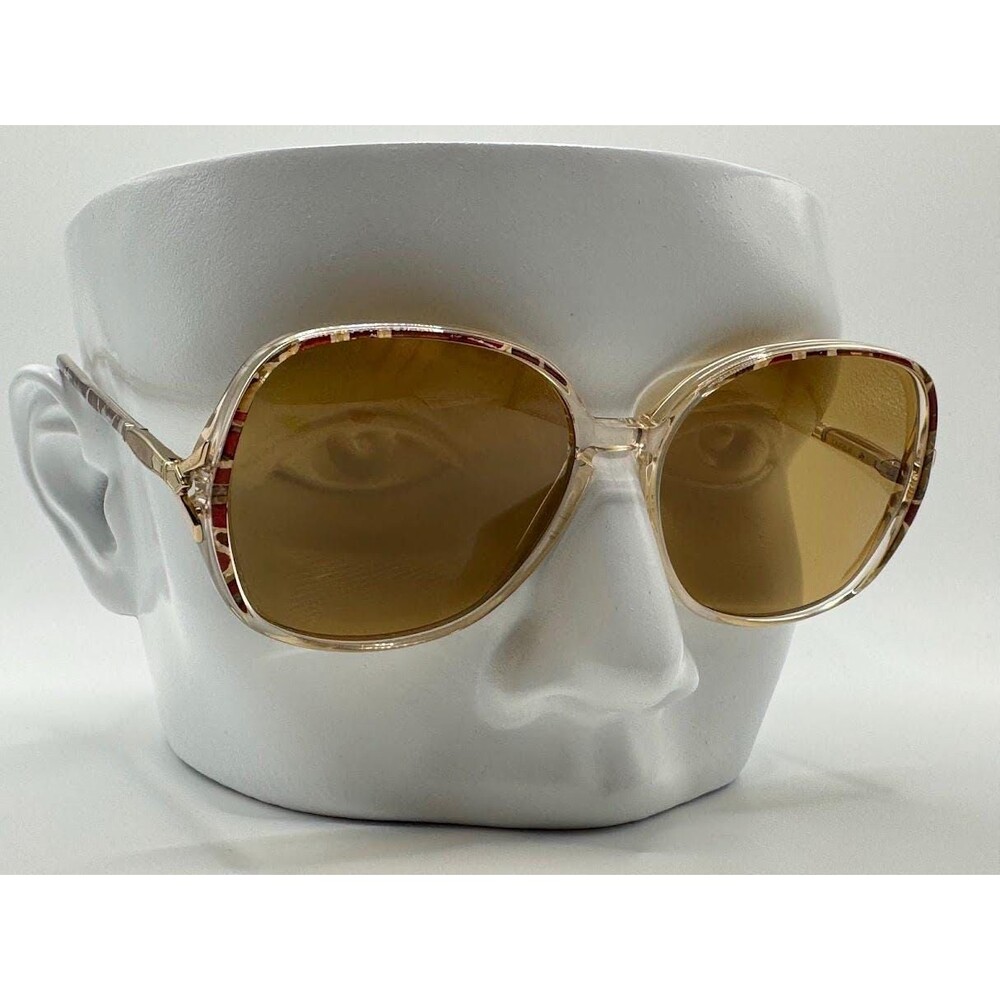 NEW Vintage Sunglasses | Grandma Style | Brown Mosaic Frame | #857 Made In Italy